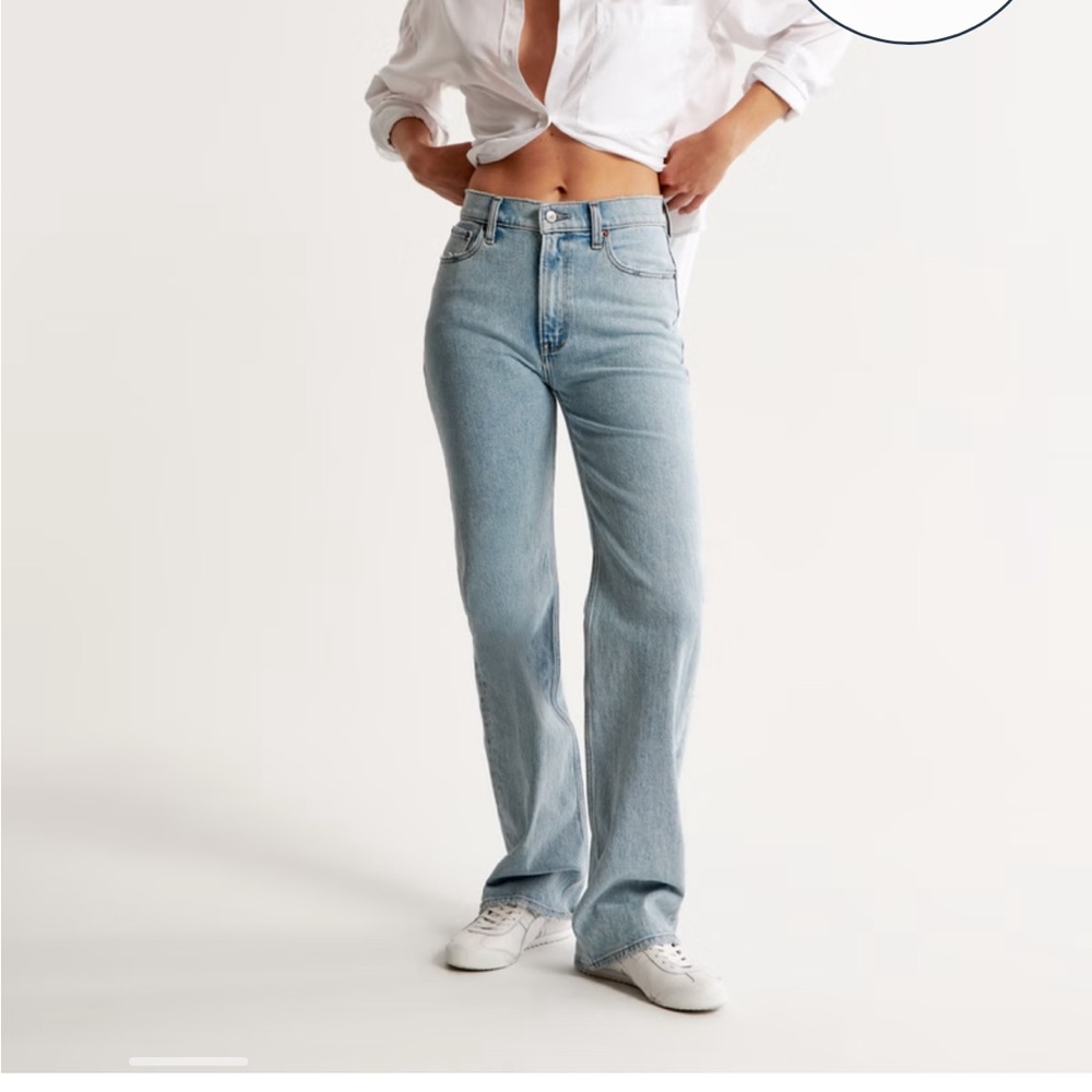 Abercrombie & Fitch High-rise 90s relaxed jean, size 26 regular